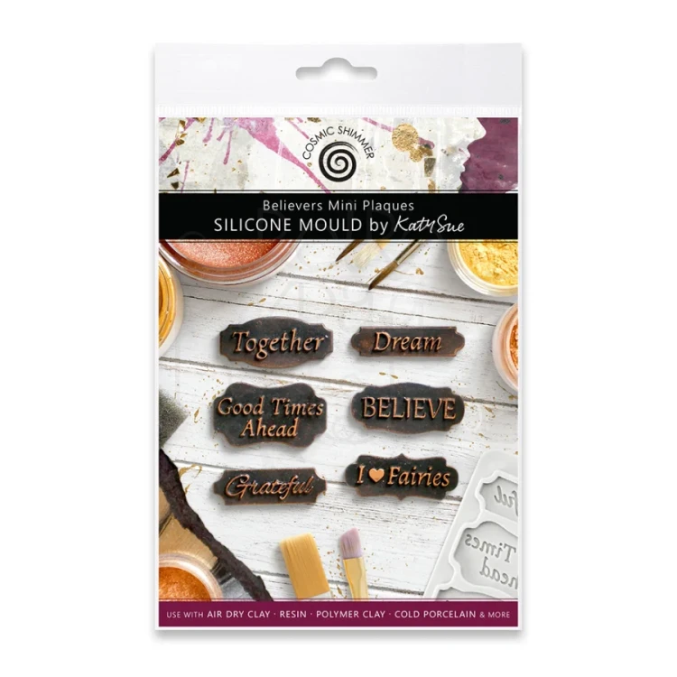 Foremka silikonowa Believers Mini Plaques by Katy Sue CE0157-CS Cosmic Shimer