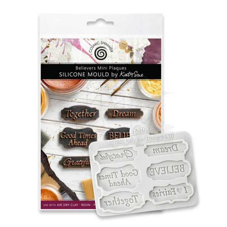 Foremka silikonowa Believers Mini Plaques by Katy Sue CE0157-CS Cosmic Shimer