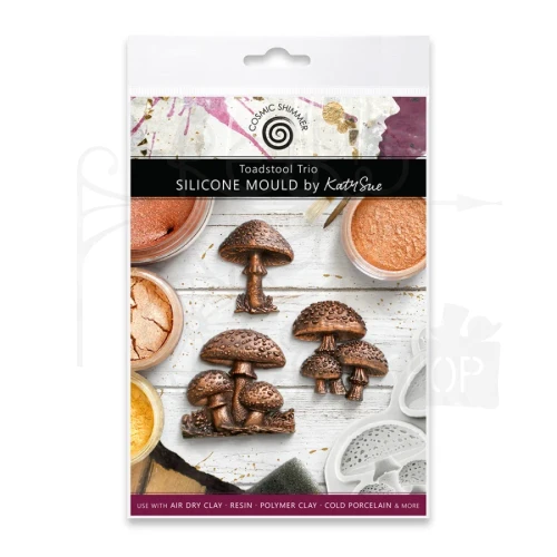 Foremka silikonowa Toadstool Trio by Katy Sue CE0156-CS Cosmic Shimer