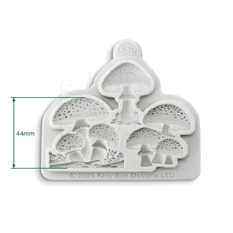 Foremka silikonowa Toadstool Trio by Katy Sue CE0156-CS Cosmic Shimer