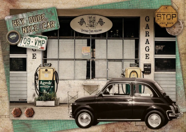 Zestaw papierów do scrapbookingu A4 Gearhead Workshop 14 arkuszy SL-ES-CMP26 Studio Light