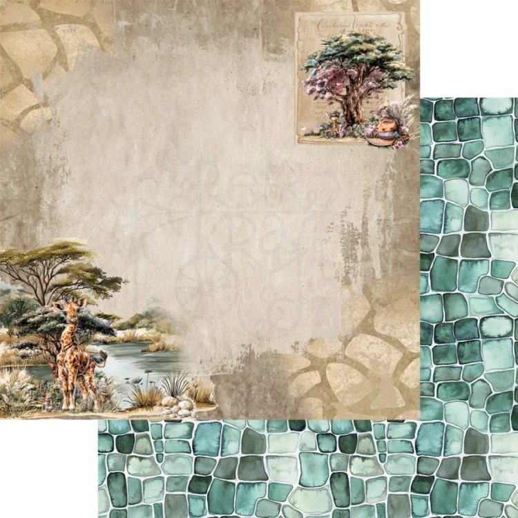 Zestaw papierów do scrapbookingu 20x20 Wild adventures - AA-WA-08 Alchemy of Art