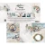 Zestaw papierów do scrapbookingu 30x30 Ocean blue - AA-OB-07 Alchemy of Art