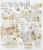 Ozdoby papierowe die-cuts Faded Memory Lane Junk Journal Set 93 szt FML-35704 49 and Market