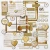 Ozdoby papierowe die-cuts Faded Memory Lane Chipboard Set 84 szt FML-35728 49 and Market