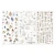 Rub-on transfer 15x30 Faded Memory Lane Essential 3 arkusze FML-35650 49 and Market