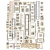 Ozdoby papierowe die-cuts Faded Memory Lane Filmstrips &amp; Postage Laser Cuts 93 szt FML-35674 49 and Market