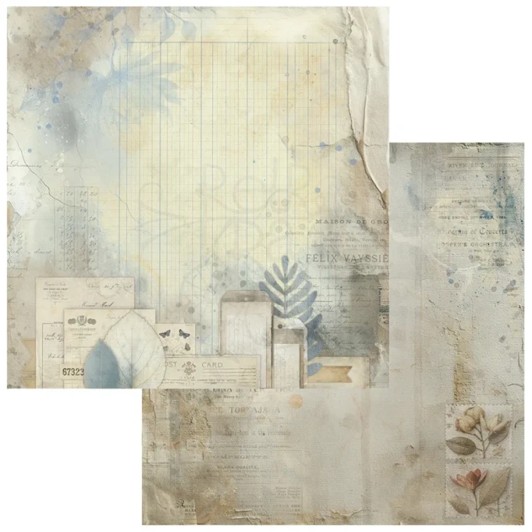 Zestaw papierów do scrapbookingu 30x30 Faded Memory Lane 8 arkuszy FML-35506 49 and Market