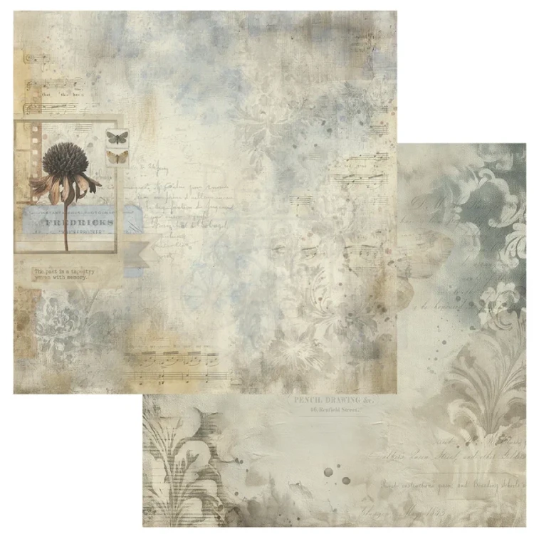 Zestaw papierów do scrapbookingu 30x30 Faded Memory Lane 8 arkuszy FML-35506 49 and Market