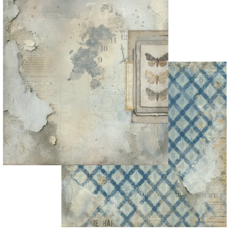 Zestaw papierów do scrapbookingu 30x30 Faded Memory Lane 8 arkuszy FML-35506 49 and Market