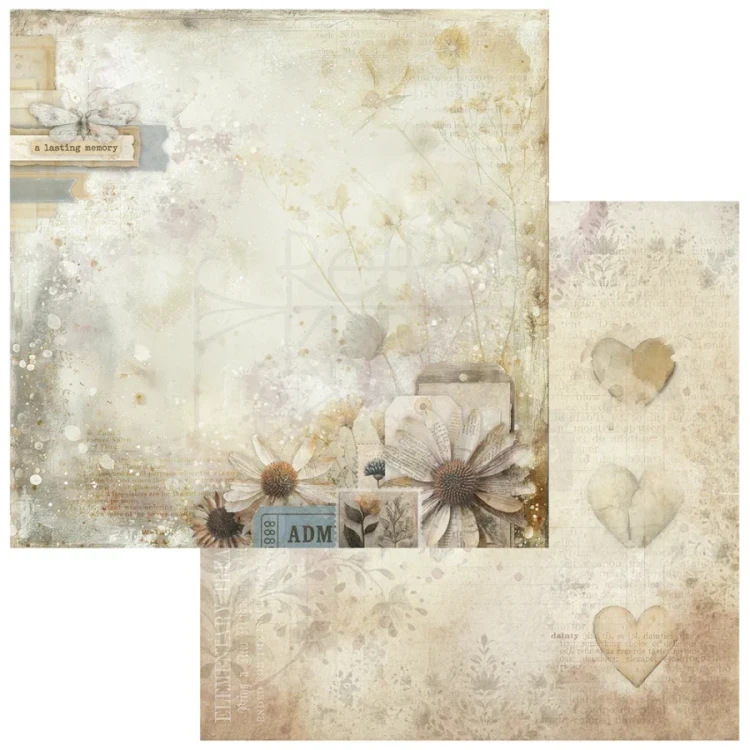 Zestaw papierów do scrapbookingu 30x30 Faded Memory Lane 8 arkuszy FML-35506 49 and Market