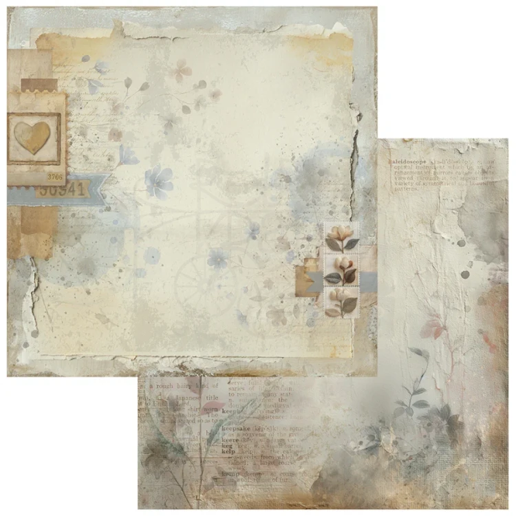 Zestaw papierów do scrapbookingu 30x30 Faded Memory Lane 8 arkuszy FML-35506 49 and Market