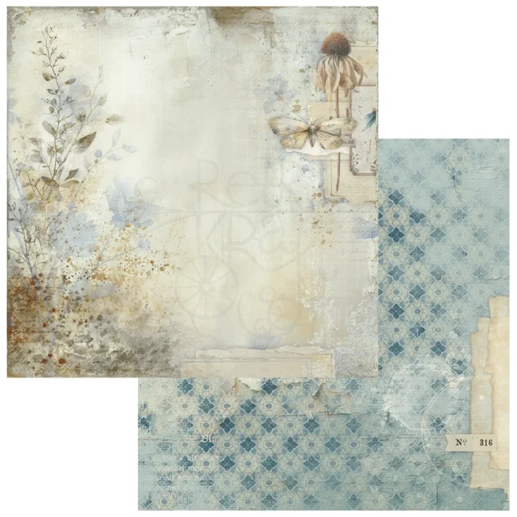 Zestaw papierów do scrapbookingu 30x30 Faded Memory Lane 8 arkuszy FML-35506 49 and Market