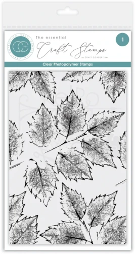 Stempel akrylowy Liście CCESTMP013 Craft Consortium
