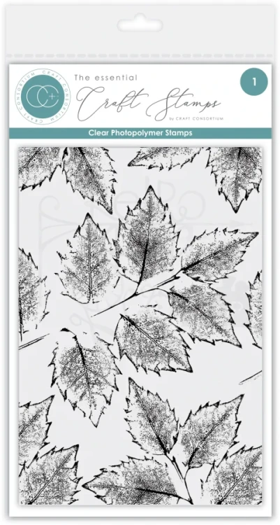 Stempel akrylowy Liście CCESTMP013 Craft Consortium