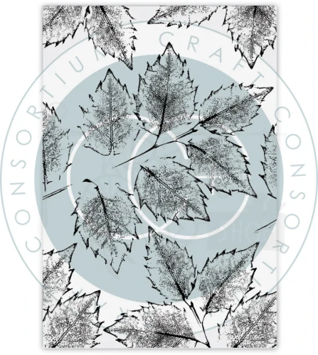Stempel akrylowy Liście CCESTMP013 Craft Consortium