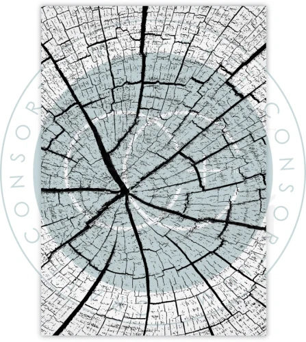 Stempel akrylowy Pień słoje drewna CCESTMP012 Craft Consortium