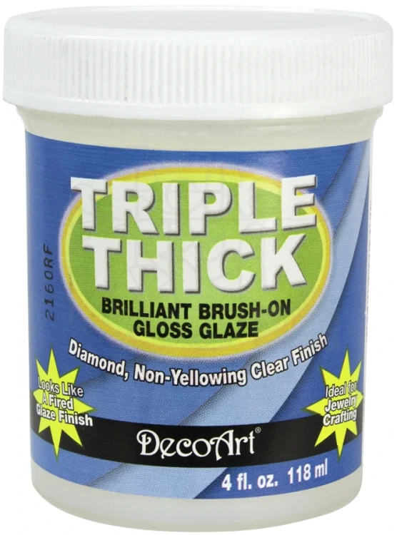 Lakier połysk w żelu Americana Triple Thick Gloss Glaze 118ml TG01-10 DecoArt