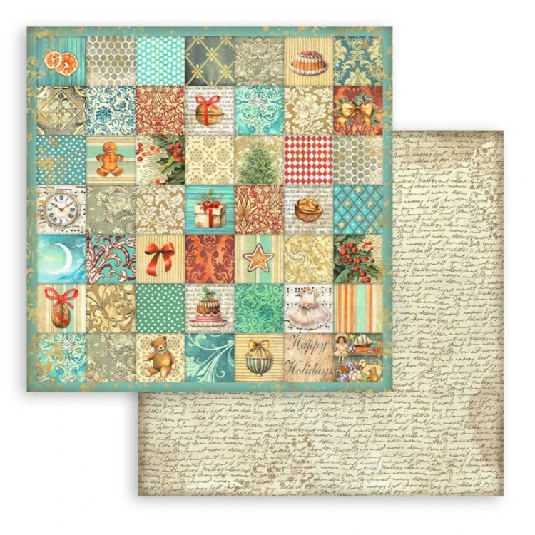 Zestaw papierów do scrapbookingu 30x30 The Nutcracker Backgrounds Tła SBBL159 Stamperia
