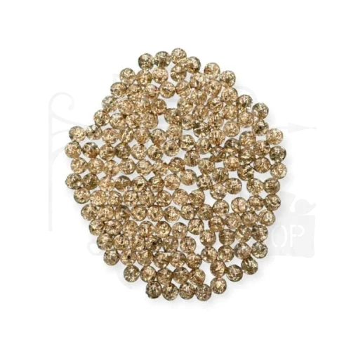 Koraliki perełki szampańskie popękane - 8mm 20g
