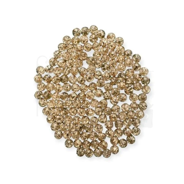 Koraliki perełki szampańskie popękane - 8mm 20g