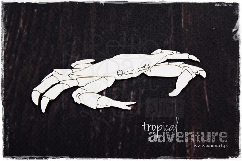 Tekturka Krab Tropical Adventure SnipArt