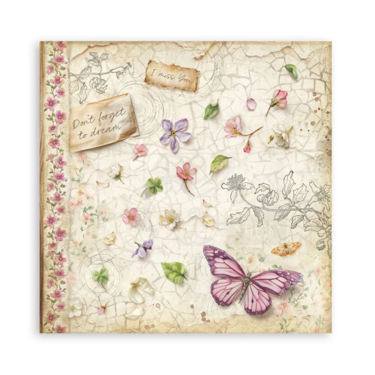Zestaw papierów jednostronnych do scrapbookingu 20x20 All Around SBBSXB25 Stamperia