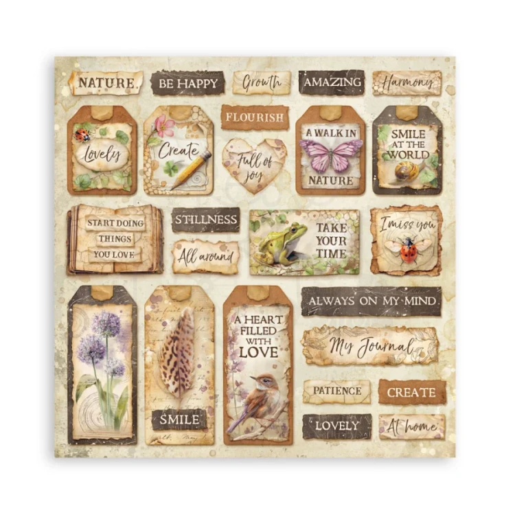 Zestaw papierów jednostronnych do scrapbookingu 20x20 All Around SBBSXB25 Stamperia