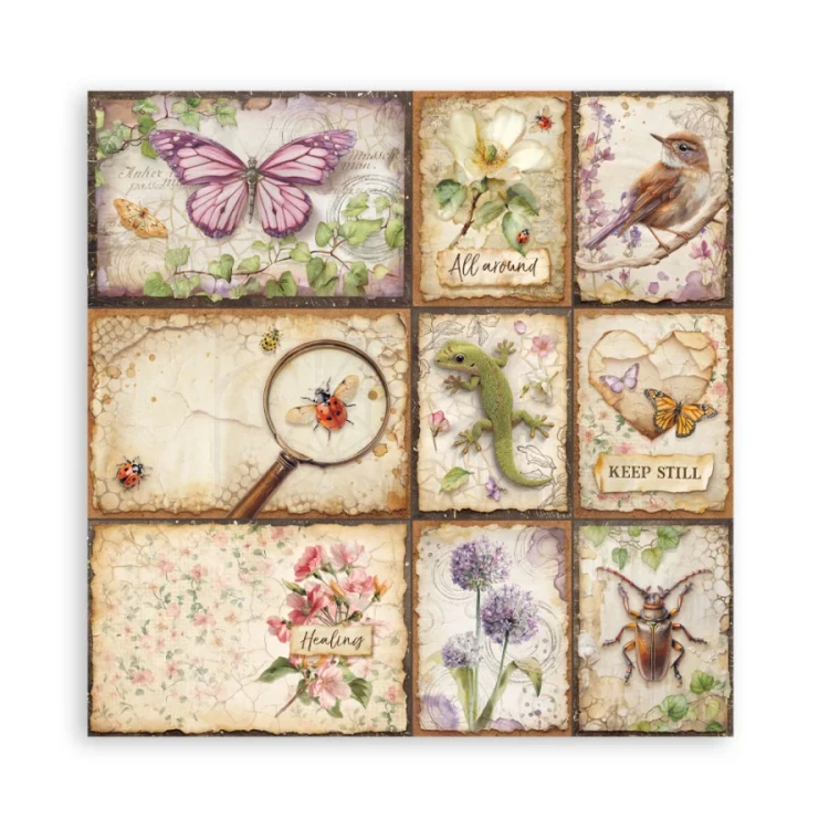 Zestaw papierów jednostronnych do scrapbookingu 20x20 All Around SBBSXB25 Stamperia