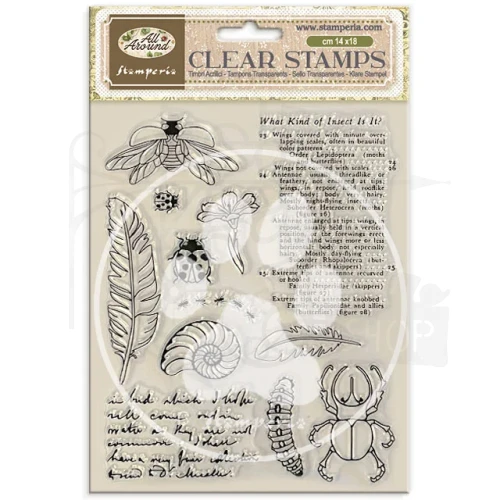 Stempel akrylowy 14x18cm All Around 12 elementów WTK241 Stamperia