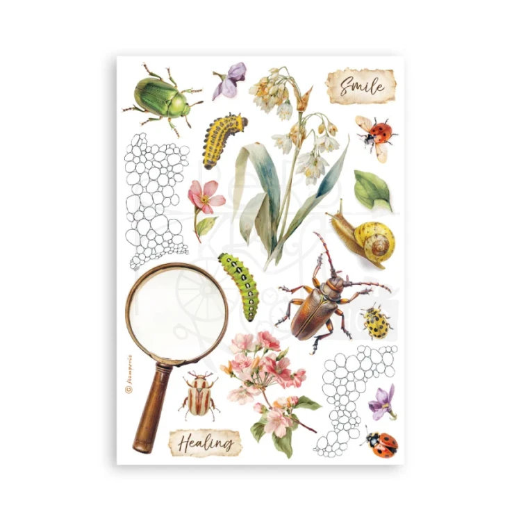 Papier washi A5 All Around 8 arkuszy SBW33 Stamperia