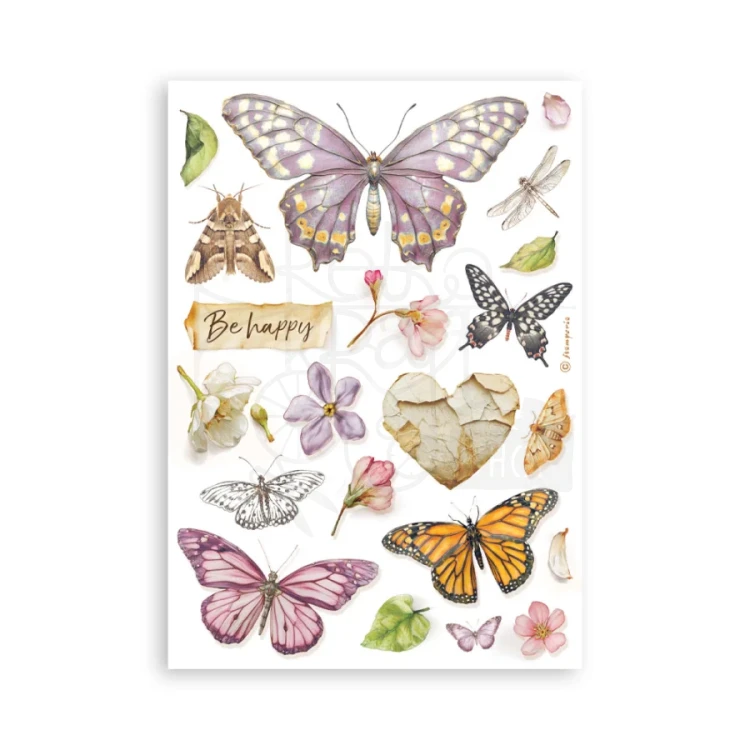 Papier washi A5 All Around 8 arkuszy SBW33 Stamperia