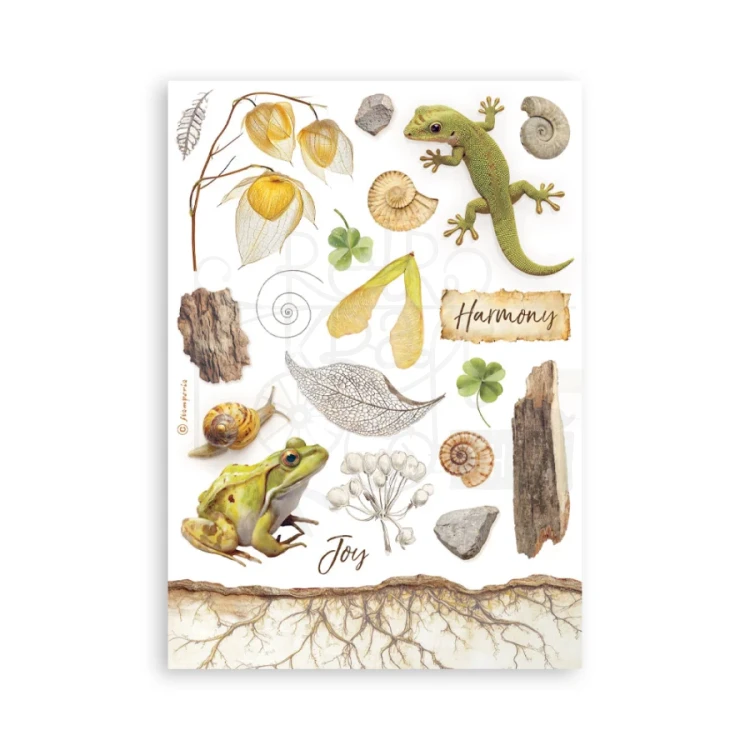 Papier washi A5 All Around 8 arkuszy SBW33 Stamperia