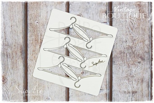Tekturka Wieszaki zestaw 6szt Vintage Boutique SnipArt