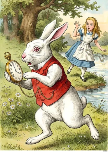 Papier ryżowy do decoupage A5 Alicja w Krainie Czarów 21589