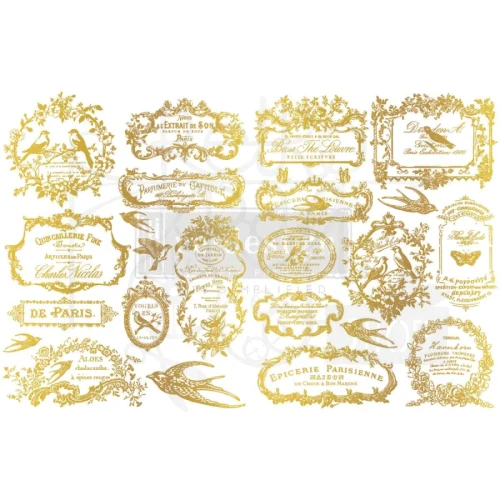 H2O Transfers 21.5x27.9cm Chant Du Martin 2 arkusze 682774 Prima