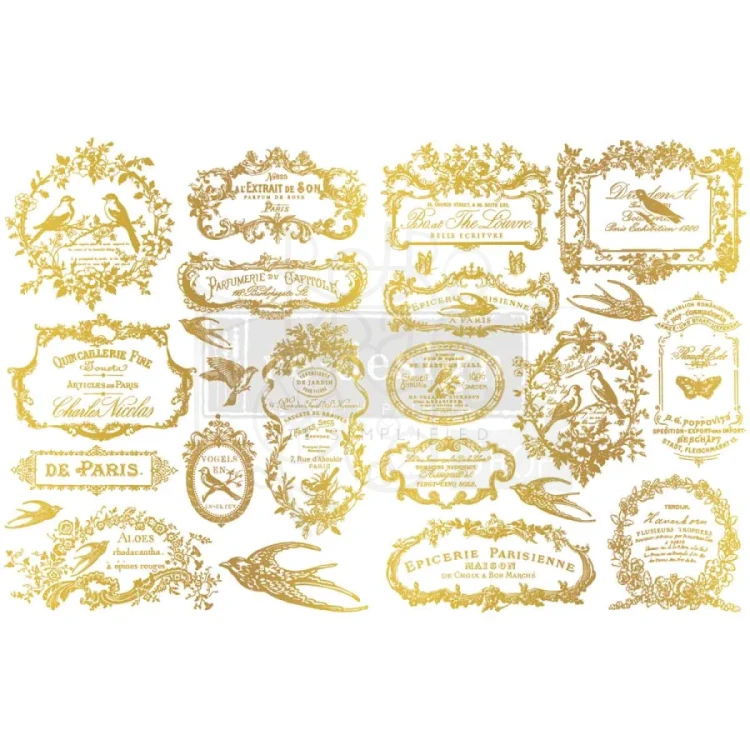 H2O Transfers 21.5x27.9cm Chant Du Martin 2 arkusze 682774 Prima