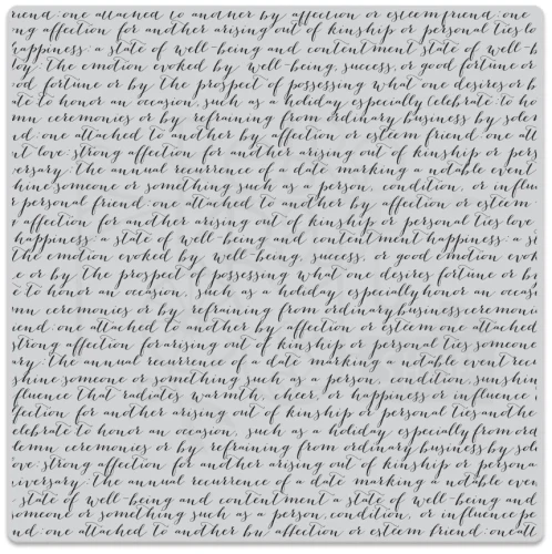 Stempel gumowy kauczukowy 15x15cm Script Bold Prints CG830 Hero Arts
