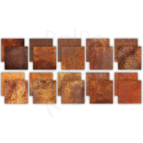 Zestaw papierów 30x30 Rust Textures CCEPAD043 Craft Consortium