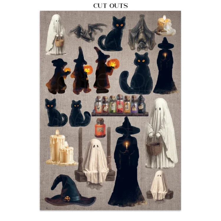 Junk Journal A4 Halloween SBJK22 Stamperia
