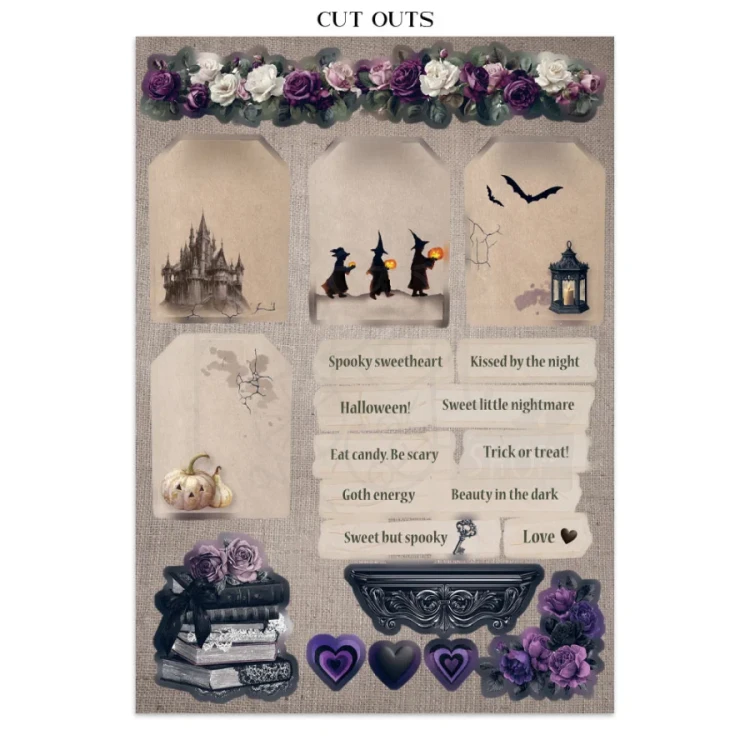Junk Journal A4 Halloween SBJK22 Stamperia