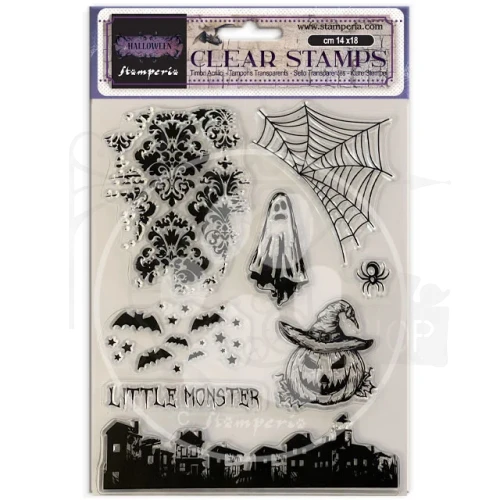 Stempel akrylowy 14x18cm Halloween WTK242 Stamperia