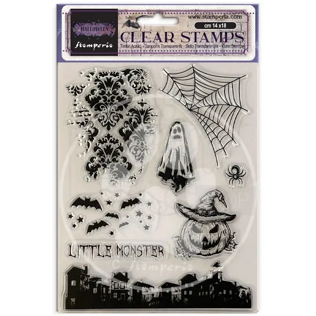 Stempel akrylowy 14x18cm Halloween WTK242 Stamperia