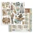Zestaw papierów do scrapbookingu 20x20 Symphony 10 arkuszy SBBS144 Stamperia
