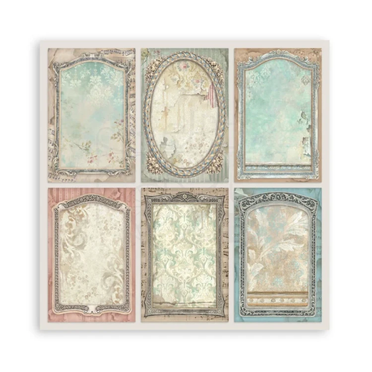 Zestaw papierów jednostronnych do scrapbookingu 20x20 Symphony 22 arkusze SBBSXB26 Stamperia