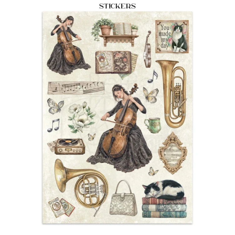 Junk Journal A4 Symphony SBJK24 Stamperia