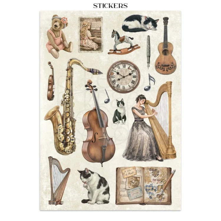 Junk Journal A4 Symphony SBJK24 Stamperia