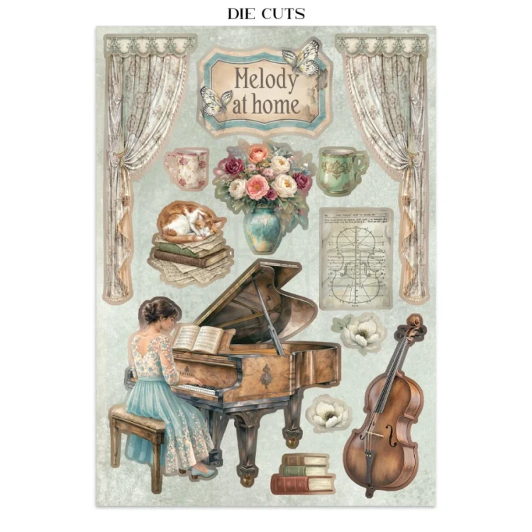 Junk Journal A4 Symphony SBJK24 Stamperia