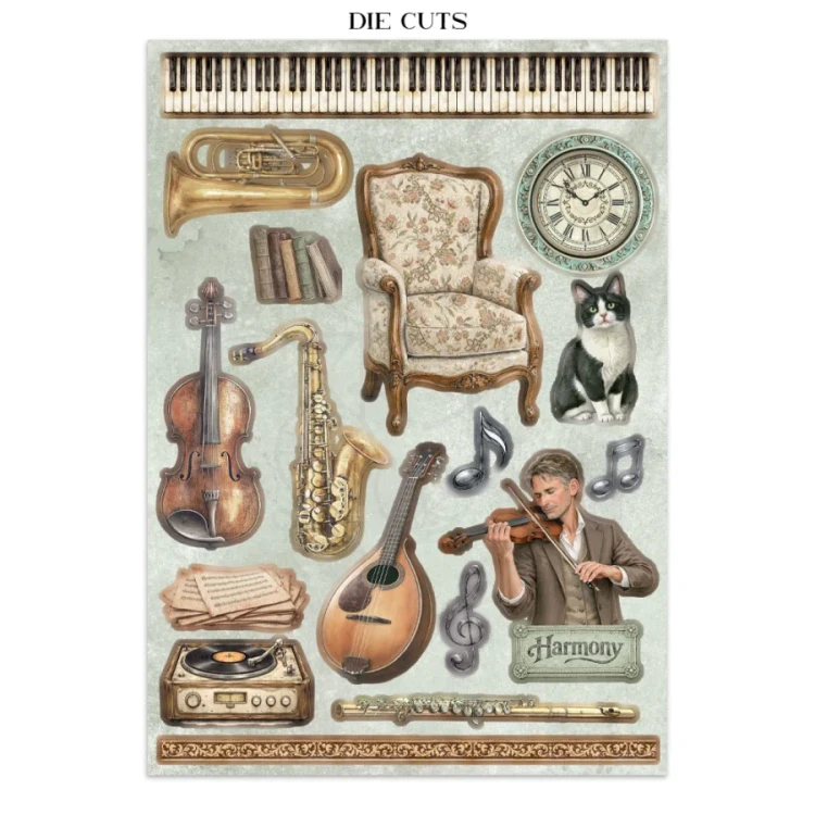 Junk Journal A4 Symphony SBJK24 Stamperia