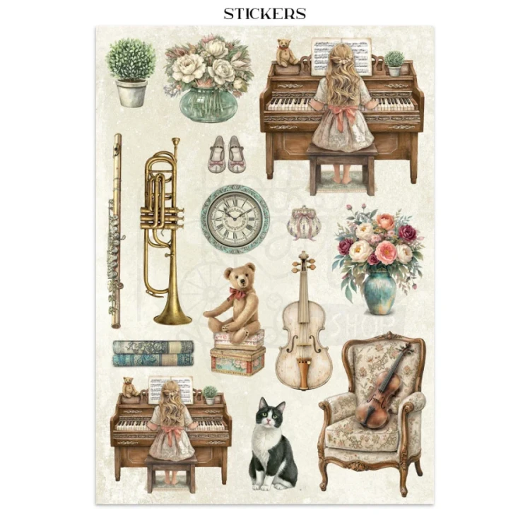 Junk Journal A4 Symphony SBJK24 Stamperia
